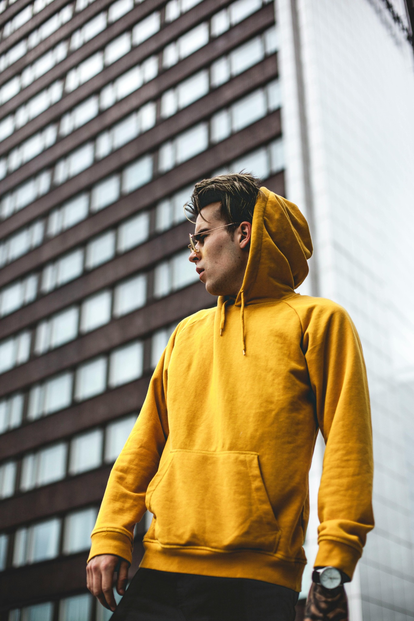 Structured street hoodie